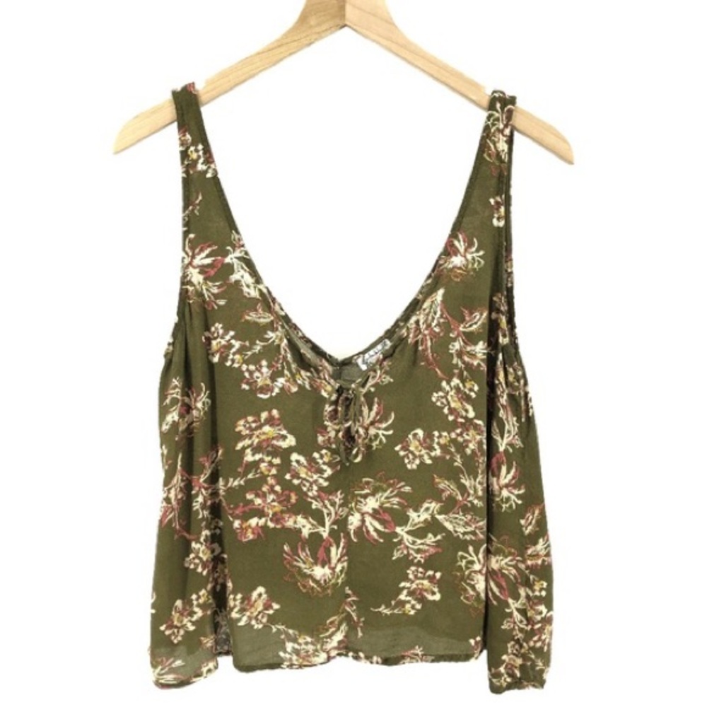 Free People Floral Crop Top